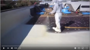 spray foam application